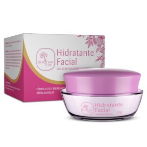 CREME HIDRATANTE FACIAL COM ACIDO HIALURONICO – 60GR Bem Estar Life