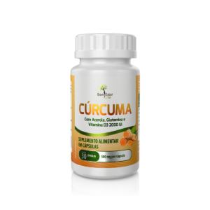 Cúrcuma com vitamina C ,  Glutamina e Vitamina D Bem Estar Life