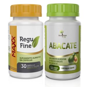 Regu Fine Maxx Termogênico 7x mais potente + Óleo de abacate 30 cápsulas Bem Estar Life