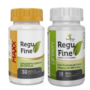 Regu Fine Maxx Termogênico 7x mais potente + Regu Fine GREEN (DETOX) Bem Estar Life