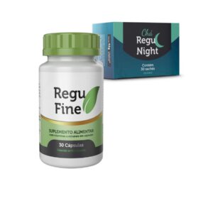 Regu Fine e Chá Regu Night 30 sachês Bem Estar Life