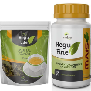 Regu Fine MAIS e Chá Regu Life Bem Estar Life
