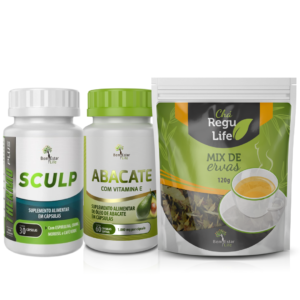 Kit Novo Sculp Thermo Plus+ Regu Life + Abacate 60 caps