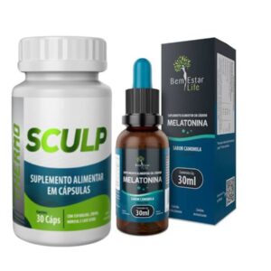 Sculp Thermo e Melatonina Gotas Bem Estar Life