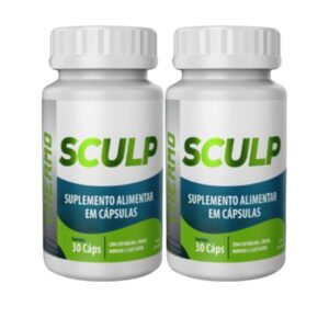 2 unidades SCULP THERMO Inibidor e Emagrecedor 12x mais potente Bem Estar Life