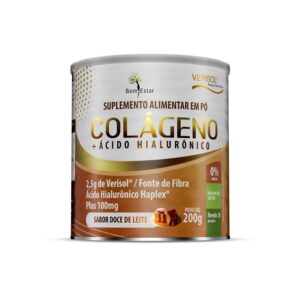 COLÁGENO VERISOL COM ÁCIDO HIALURÔNICO 200G. – SABOR DOCE DE LEITE