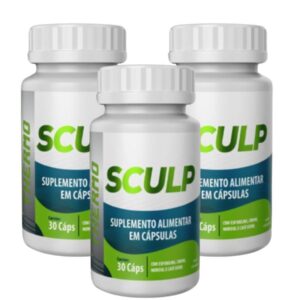 3 unidades SCULP THERMO Inibidor e Emagrecedor 12x mais potente Bem Estar Life